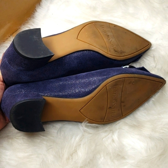 Franco Sarto Women's Vino Pump Navy embossed 5.5M - Picture 11 of 12